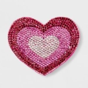 Girls' Gem Heart Clip - Red